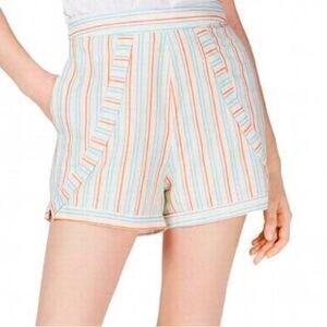 Line & Dot Nina Multicolored Striped Shorts Size Medium